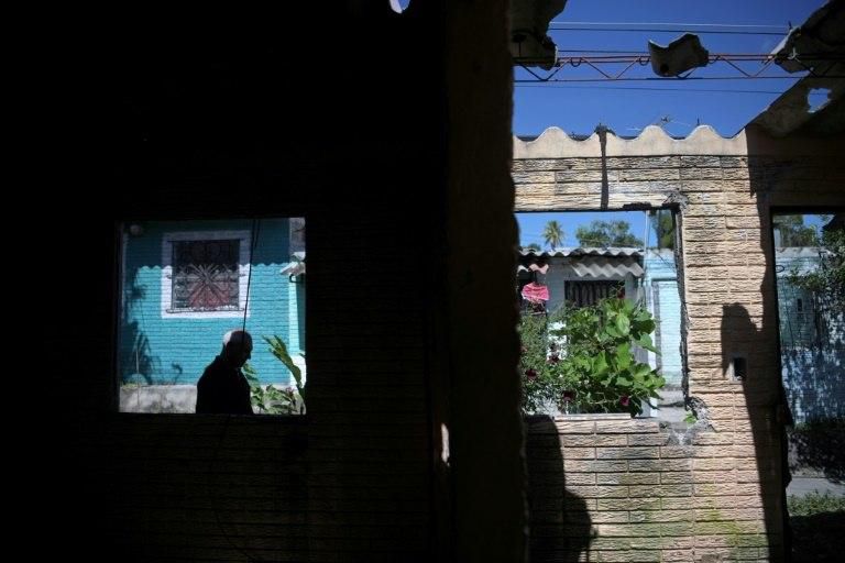 These abandoned homes in Las Margaritas, in the San Salvador neighborhood of Soyapango, were emptied and taken over by MS-13 gang members