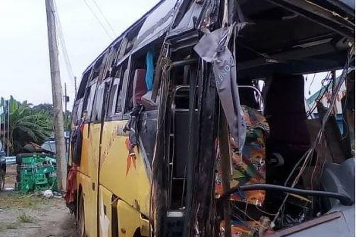 According to the nurse this was the bus involved in the fatal accident