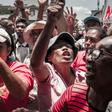 Supporters of the Malagasy opposition presidential candidate Marc Ravalomanana took to the streets to protest against the result of last week's presidential election