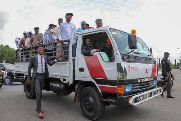 Three popular PDP members have been connected with disturbances in Abuja. This was alleged in a police statement.