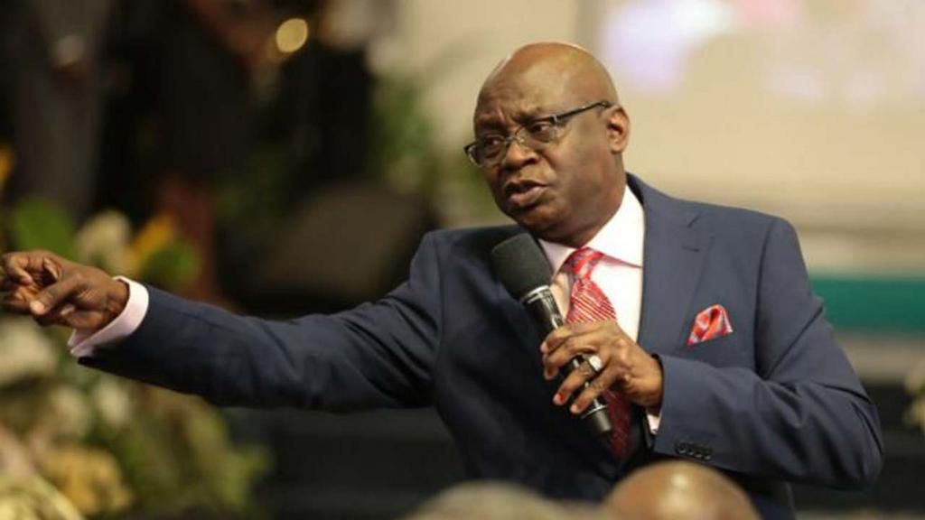 Serving Overseer of the Latter Rain Assembly Pastor Tunde Bakare