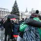 Hundreds of people gathered at the Christmas market in Strasbourg, eastern France, on Sunday to honour the victims of a gunman's shooting spree last week