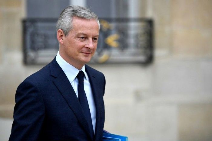 French Economy Minister Bruno Le Maire, pictured October 24, 2018, told journalists that a meeting in Berlin with his German counterpart Olaf Scholz had been useful regarding digital tax targetting US tech giants