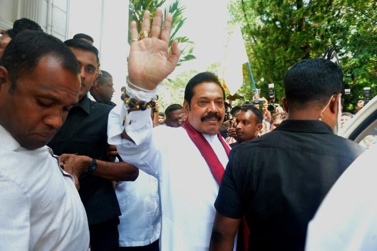 Supporters of Mahinda Rajapakse are arranging a mass rally on Monday to support his controversial appointment as PM