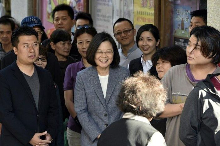 Taiwan's President Tsai Ing-wen is battling for her political future after her ruling party suffered defeats in local elections