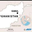Map locating Kabul in Afghanistan