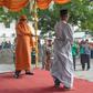 Dozens in the crowd in Indonesia's conservative Muslim province of Aceh jeered and called for the men to be whipped harder
