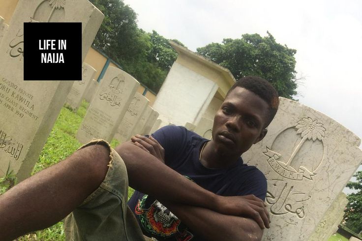 Toheeb is not a direct employee at the cemetery where he works. He gets money by working for a boss who takes orders from his father who is charged by the United Nations Organization to keep a War Memorial in good condition.