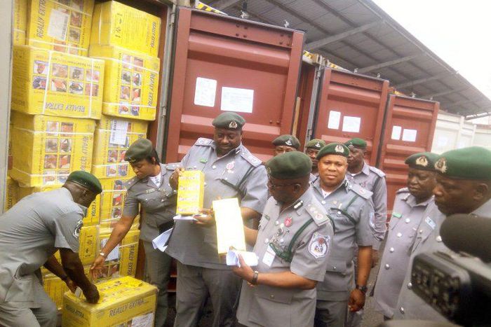 A container of Tramadol seized by the NDLEA (sweetcrudereports)