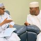 President Muhammadu Buhari with former vice president, Atiku Abubakar