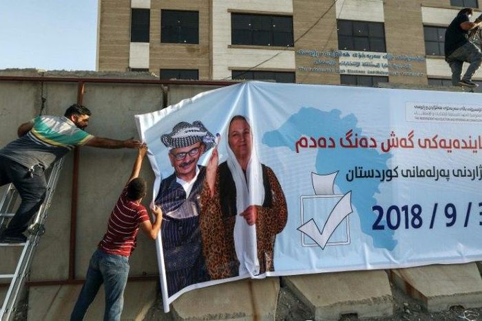 Twelve months since a controversial referendum that sparked a punishing backlash from Baghdad, Iraq's divided Kurds will elect a regional parliament Sunday