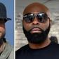 Feuding French rappers Booba (left) and Kaaris both received suspended sentences for their brawl last year at a Paris airport