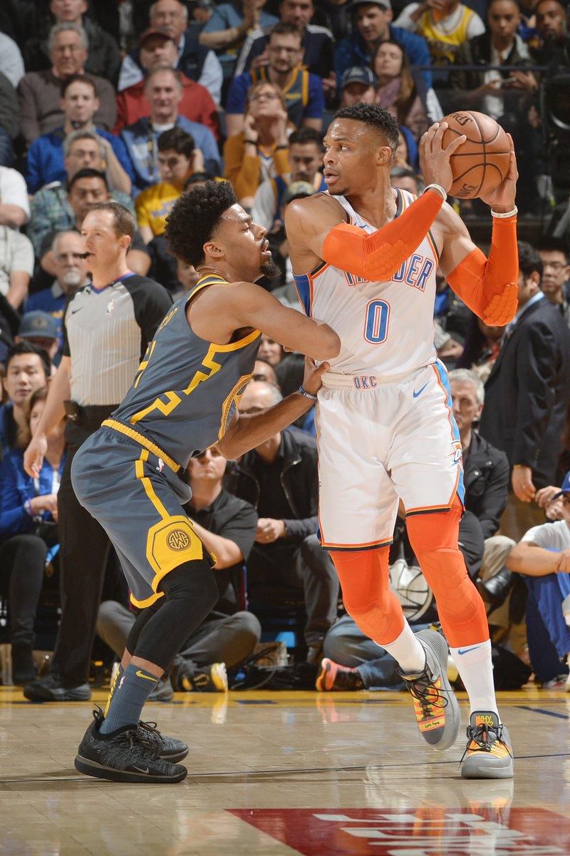 Russell Westbrook and Quin Cook