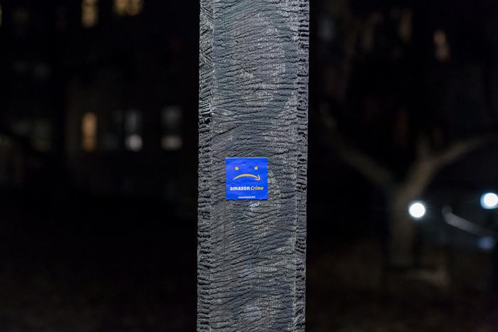 Amazon, Like Its Opponents, Takes to Queens Streets