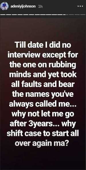 Adeniyi explains his frustrations in the hands of Toyin Aimakhu