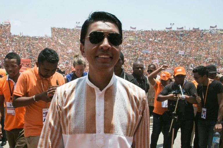 Former president Andry Rajoelina is leading according to provisional results