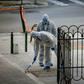 A homemade bomb outside a Greek Orthodox church in central Athens injured a police officer and the site's caretaker, but there were no immediate claims of responsibility