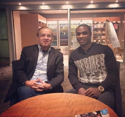 Gernot Rohr and Odion Ighalo
