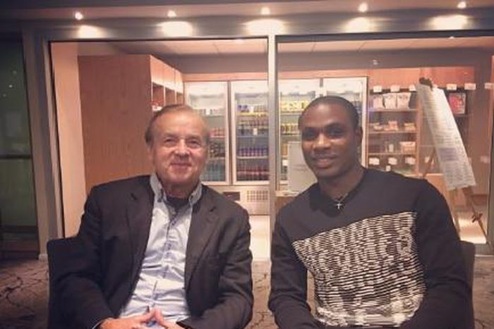 Gernot Rohr and Odion Ighalo
