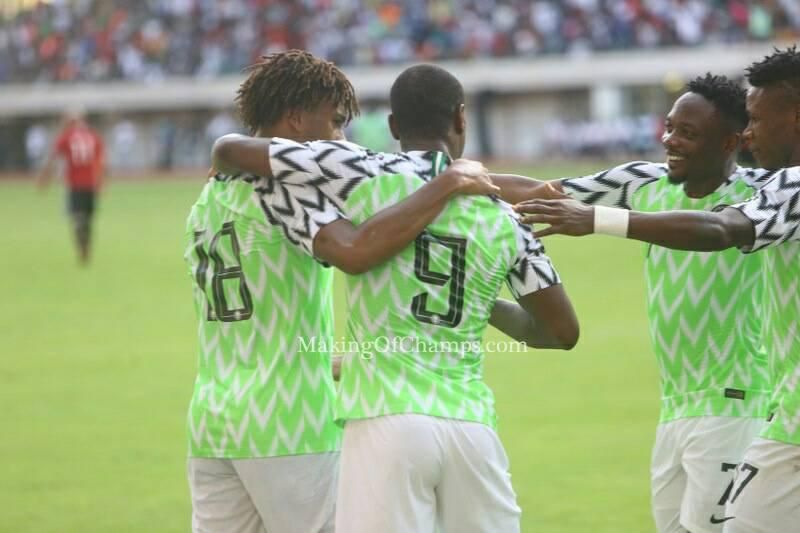 Alex Iwobi, Odion Ighalo, Ahmed Musa, Samuel Kalu