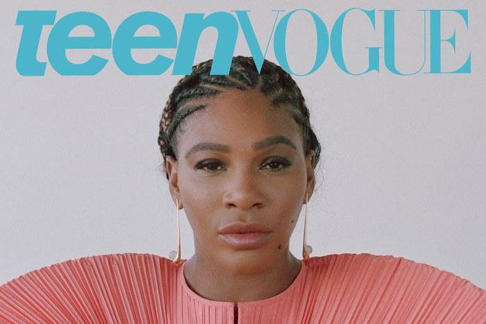 Serena Williams on the cover of Teen Vogue