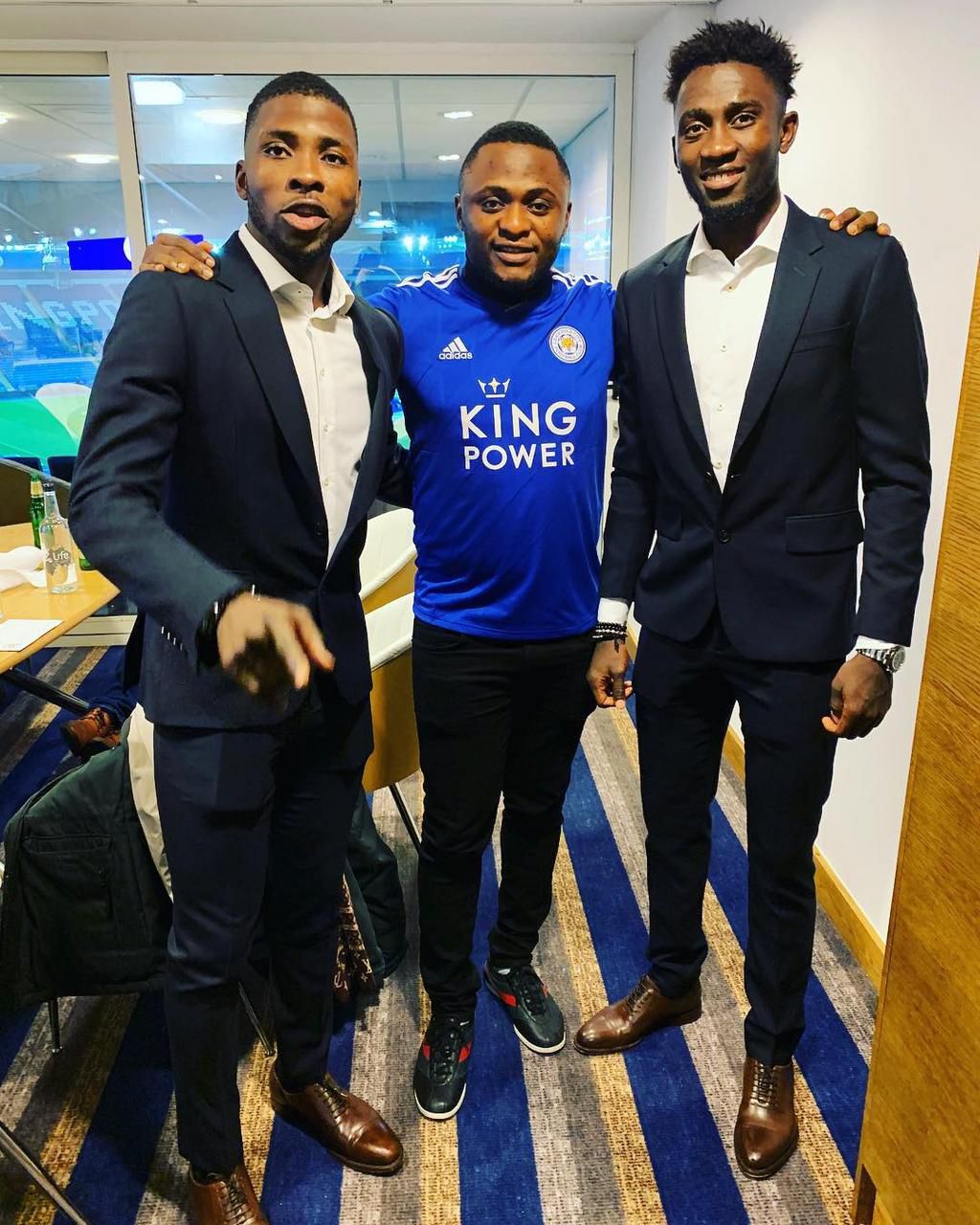 Kelechi Iheanacho, Ubi Franklin and Wilfred Ndidi