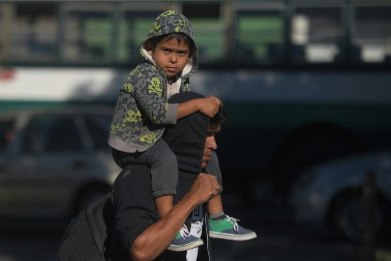 On average 300 to 400 people leave El Salvador every day, with caravans proving hugely tempting, in particular for those who cannot afford to pay the sums demanded by people smugglers