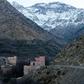 Mountains near the tourist village of Imlil, Morocco, on December 18, 2018