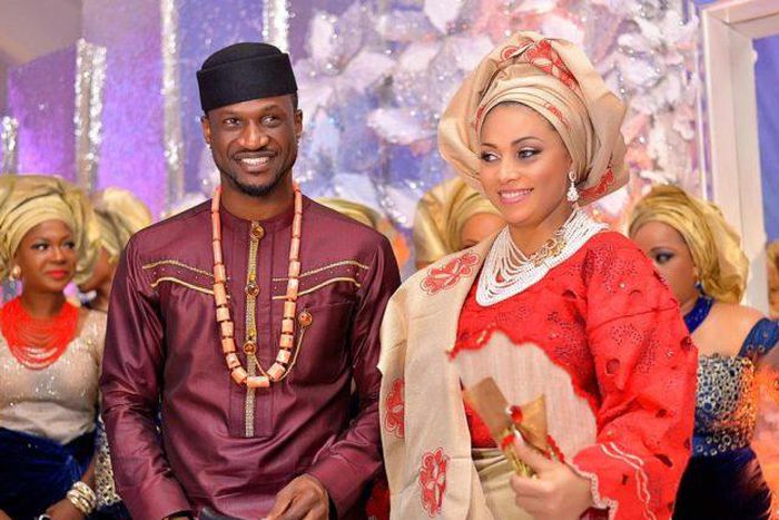 Peter Okoye confirms that he is a happier man since meeting his wife Lola Omotayo.