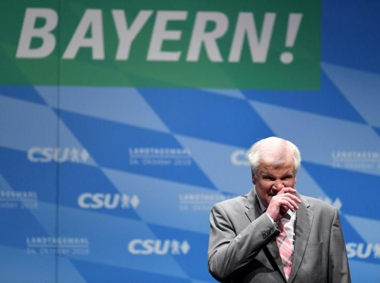 Horst Seehofer, interior minister and leader of Merkel's traditional CDU ally the Bavarian Christian Social Union, has criticised Merkel over immigration but seen his party lose support both to the Greens and the far right AfD