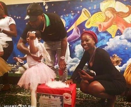 Imade and her parents, Davido and Sophia Momodu