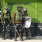 Indian police fired tear gas to drive back dozens of Kashmiri protesters led by a key separatist leader who tried to reach an Indian military base