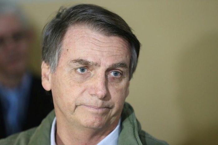 Brazil's president-elect Jair Bolsonaro, pictured in Rio on October 28, 2018, rode a wave of anti-establishment anger to victory