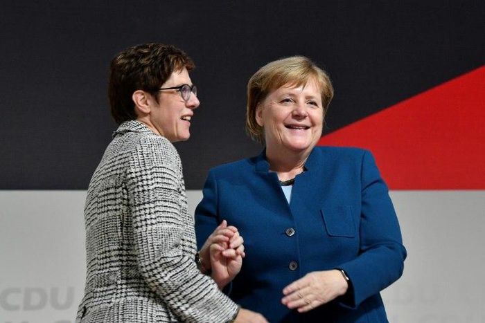 Annegret Kramp-Karrenbauer was widely seen as Merkel's chosen heir