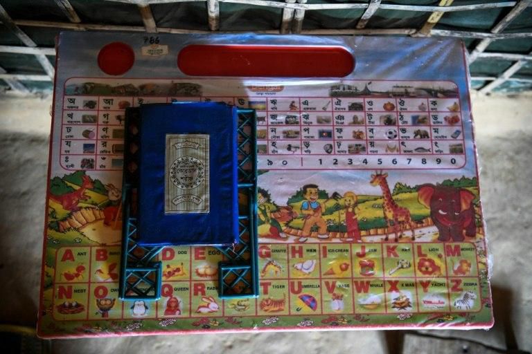 Classes are taught not just in the Rohingya language but also in Bengali, Arabic, Urdu and English