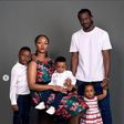Anita Okoye with her family, Paul Okoye, and the kids