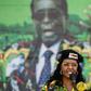 Grace Mugabe, pictured at a party youth rally on November 4 2017 -- one of her last public appearances before her husband's downfall