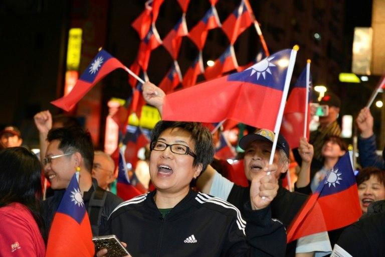 Taiwan's Beijing-friendly main opposition Koumintang made gains in the Saturday vote