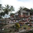 The volcano-triggered tsunami in Indonesia destroyed hundreds of buildings as it slammed into beaches around the Sunda Strait