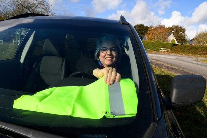 Jacline Mouraud hopes a protest against higher fuel prices will help create "the biggest political party in France, that of the people."
