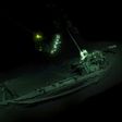 An undated picture released by Black Sea MAP/EEF Expeditions in London on October 23, 2018 shows the remains of an ancient Greek trading ship lying on the sea bed at the bottom of the Black Sea near Bulgaria