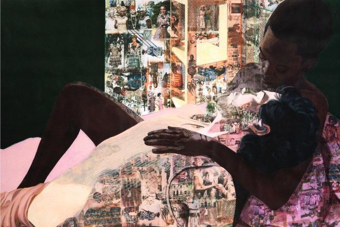 Drown by Njideka Akunyili Crosby