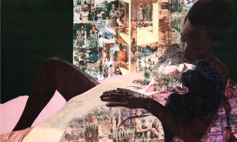 Drown by Njideka Akunyili Crosby
