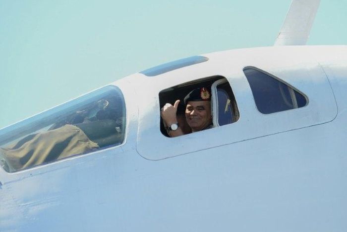 Venezuelan Defence Minister Vladimir Padrino, pictured in a Russian Tupolev Tu-160 strategic long-range bomber on December 10, 2018, described the relationship with Russia as a "productive and vigorous team of brotherhood"