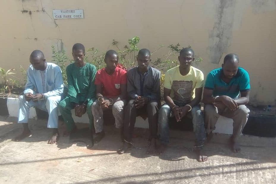Suspects paraded by DSS