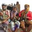 Yemeni pro-government forces gather on the eastern outskirts of Hodeida on November 9, 2018, in readiness to push into the strategic rebel-held port city