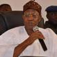 The Minister of Information and Culture, Alhaji Lai Mohammed at a press conference