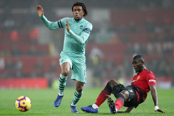 Alex Iwobi and Eric Bailly