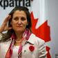 Canadian Foreign Minister Chrystia Freeland said a second Canadian was being questioned by China