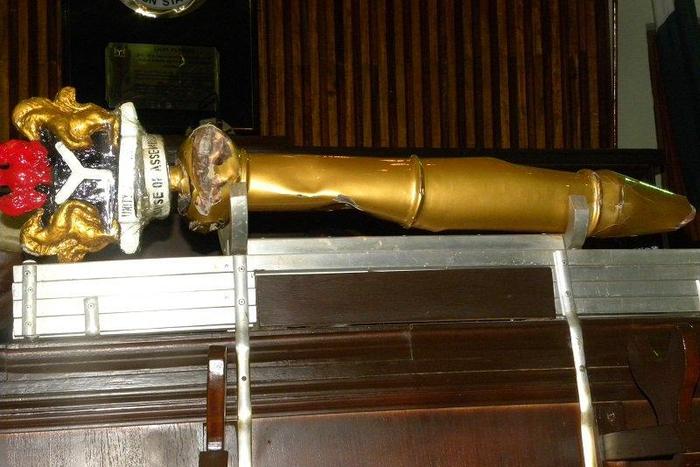 Mace at the House of Assembly
